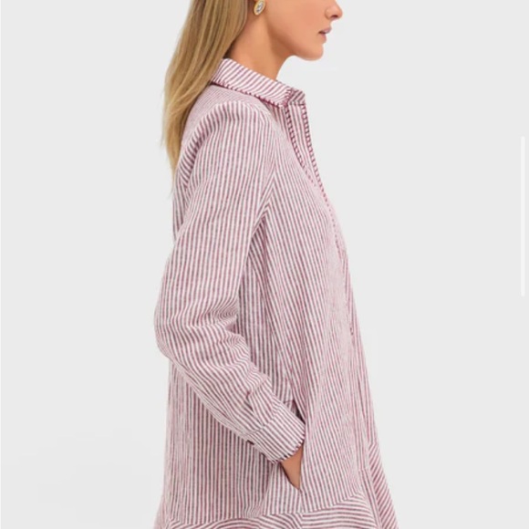 Striped Button-Up Shirt - Picture 5 of 6